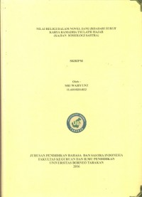 Nilai Religi Dalam Novel Sang Bidadari Subuh Karya Ramadha Tsulatsi Hajar (Kajian Sosiologi Sastra)