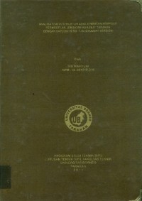 Analisa Statik Struktur Atas Jembatan Komposit Permodelan Jembatan Keramat  Tarakan Dengan SAP 2000 Versi 7.40 (Student Version)