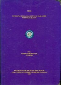 Penetapan Tersangka Ditinjau Dari Aspek Kepastian Hukum