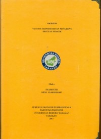 Valuasi Ekonomi Hutan  Mangrove Di Pulau Sebatik