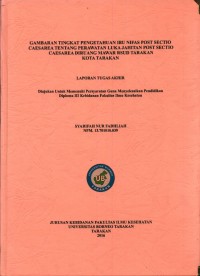 Gambaran Tingkat Pengetahuan Ibu Nifas Post Sectio Caesarea Tentang Perawatan Luka Jahitan Post Sectio Caesarea Di Ruang Mawar RSUD Tarakan Kota Tarakan