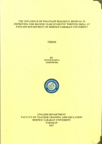 The Influence Of Whatsapp Dialogue Journal In Improving The Second Year Students’ Writing Skill At English Department Of Borneo Tarakan University