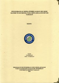 Pengembangan Media Pembelajaran Big Book Materi Wujud Benda Pada Siswa Kelas III SDN 030 Tarakan