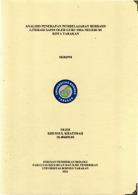 Analisis Penerapan Pembelajaran Berbasis Literasi Sains Oleh Guru SMA Negeri Di Kota Tarakan