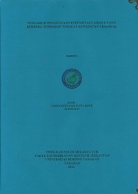 Pengaruh Penggunaan Intensitas Cahaya Yang Berbeda Terhadap Tingkat Kepadatan Chlorella Sp.