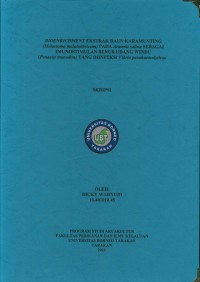 Bioenrichment Ekstrak Daun Karamunting (Melastoma malabathricum) Pada Artemia Salina Sebagai Imunostimulan Benur Udang Windu (Penaeus monodon) Yang Diinfeksi Vibrio parahaemolyticus