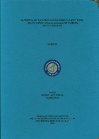 Identifikasi Dan Prevalensi Endoparasit Pada Udang Windu (Penaeus monodon) Di Tambak Kota Tarakan