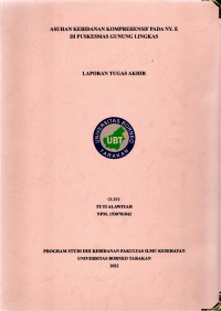 Asuhan Kebidanan Komprehensif Pada Ny. E Di Puskesmas Gunung Lingkas