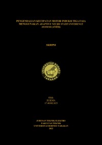 Pengendalian Kecepatan Motor Induksi Tiga Fasa Menggunakan Adaptive Neuro Fuzzy Inference System (ANFIS)