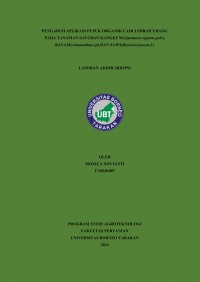 Pengaruh Aplikasi Pupuk Organik Cair Limbah Udang Pada Tanaman Sayuran Kangkung (Ipomoea reptans poir), Bayam (Amaranthus.sp), Dan Sawi (Brassica juncea l.)