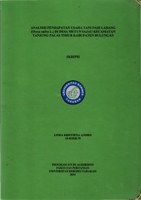 Analisis Pendapatan Usaha Tani Padi Ladang (Oryza sativa l.) Di Desa Metun Sajau Kecamatan Tanjung Palas Timur Kabupaten Bulungan