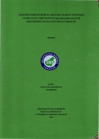 Analisis Struktur Biaya Dan Kelayakan Finansial Usaha Tani Cabai Rawit (Capsicum frutescens l.) Di Kelurahan Juata Laut Kota Tarakan