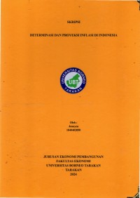 Determinasi Dan Proyeksi Inflasi Di Indonesia