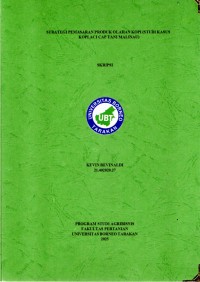 Strategi Pemasaran Produk Olahan Kopi ( Studi Kasus Kopi Aci Cap Tani Malinau)