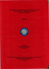 Perlindungan Hukum Terhadap Orang Dengan Gangguan Jiwa (ODGJ) Dari Tindak Pidana Kekerasan