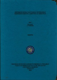 Distribusi Nitrat Dan Fosfat Di Perairan Ekosistem Padang Lamun Pulau Derawan