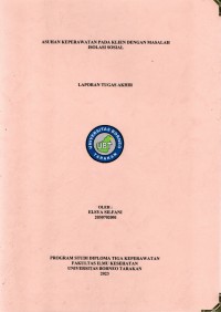 Asuhan Keperawatan Pada Klien Dengan Masalah Isolasi Sosial