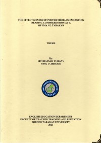 The Effectiveness Of Poster Media In Enhancing Reading Comprehension At X Of SMA N 2 Tarakan