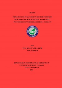 Implementasi Surat Edaran Menteri Nomor 391 Mengenai Langkah Strategis dan Konkret Penyederhanaan Birokrasi Di Kota Tarakan
