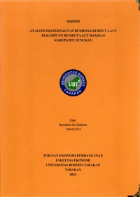 Analisis Eksternalitas Budidaya Rumput Laut Di Kampung Rumput Laut Mamolo Kabupaten Nunukan