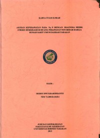 Asuhan Keperawatan Pada Ny. N Dengan Diagnosa Medik Stroke Hemoragik Di Ruang Perawatan Non Bedah Dahlia Rumah Sakit Umum Daerah Kota Tarakan