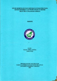 Studi Morfologi Dan Kepadatan Bakteri Pada Sistem Resirkulasi Pemeliharaan Benih Ikan Nila (Oreochromis niloticus)