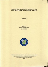 DESKRIPSI KETERAMPILAN MEMBACA PUISI PADA SISWA KELAS IV-B DI SDN 006 TARAKAN
