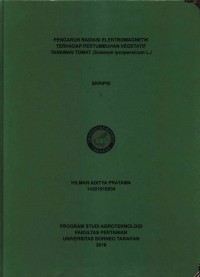 Pengaruh Radiasi Elektromagnetik Terhadap Pertumbuhan Vegetatif Tanaman Tomat (Solanum lycopersicum L.)