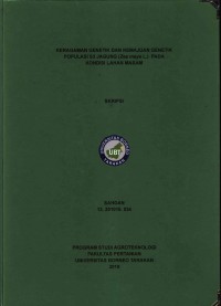 Keragaman Genetik Dan Kemajuan Genetik Populasi S3 Jagung (Zea mays L.) Pada Kondisi Lahan Masam