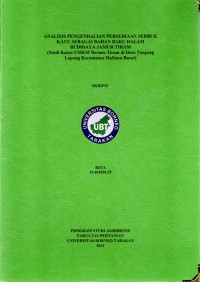 ANALISIS PENGENDALIAN PERSEDIAAN SERBUK KAYU SEBAGAI BAHAN BAKU DALAM BUDIDAYA JAMUR TIRAM (Studi Kasus UMKM Borneo Tiram Di Desa Tanjung Lapang Kecamatan Malinau Barat)
