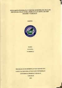 Pengaruh Penerapan Teknik Sosiodrama Dalam Meningkatkan Etika Pergaulan Siswa Di SMP Negeri 7 Tarakan