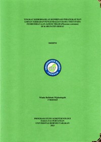 TINGKAT KEBERHASILAN KOMBINASI PERANGKAP DAN UMPAN TERHADAP PENGENDALIAN HAMA TIKUS PADA PEMBUDIDAYAAN JAMUR TIRAM (Pleurotus Ostreatus) DI KABUPATEN BERAU
