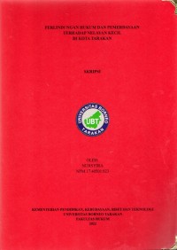 Perlindungan Hukum Dan Pemerdayaan Terhadap Nelayan Kecil Di Kota Tarakan