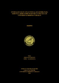 Studi Kasus Rancangan Instalasi Listrik Pada Gedung Laboratorium Sentral Ilmu Hayati Universitas Borneo Tarakan