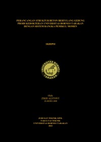 Perancangan Struktur Beton Bertulang Gedung Prodi Kedokteran Universitas Borneo Tarakan Dengan Sistem Rangka Pemikul Momen
