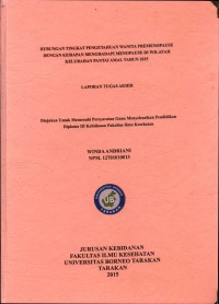 Hubungan Tingkat Pengetahuan Wanita Premenopause Dengan Kesiapan Menghadapi Menopause Di Wilayah Kelurahan Pantai Amal Tahun 2015