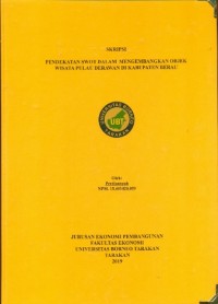 Pendekatan SWOT Dalam Mengembangkan Objek Wisata Pulau Derawan Di Kabupaten Berau