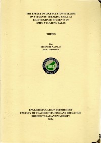 The Effect Of Digital Storytelling On Students' Speaking Skill At The Eighth Grade Students Of SMPN 3 Tanjung Palas