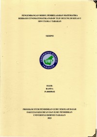 Pengembangan Modul Pembelajaran Matematika Berbasis Etnomatematika Padaw Tuju Dulung Di Kelas 2 SDN Utama 1 Tarakan