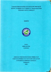 Karakterisasi Kimia Dan Senyawa Bioaktif Keong Temberungun Rebus (T. Telescopium) Dari Perairan Kota Tarakan