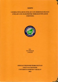 Uji Beda Pengaruh Jumlah Uang Beredar (M2) Dan Jumlah Uang Elektronik Terhadap Inflasi Di Indonesia