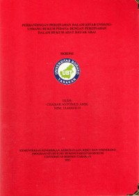 Perbandingan Perzinahan Dalam Kitab Undang-Undang Hukum Pidana Dengan Perzinahan Dalam Hukum Adat Dayak Abai