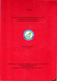 Analisis Putusan Hakim Terhadap Anak Yang Berkonflik Dengan Hukum (Putusan Nomor 6/Pid.Sus/Anak/2023/PN.Tar)