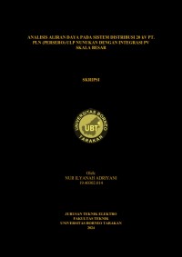 Analisis Aliran Daya Pada Sistem Distribusi 20 KV PT. PLN (Persero) Ulp Nunukan Dengan Integrasi PV Skala Besar
