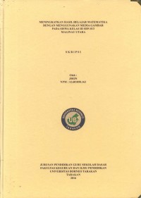 Meningkatkan Hasil Belajar Matematika Dengan Menggunakan Media Gambar Pada Siswa kelas III SDN 013 Malinau Utara