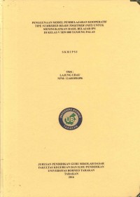 Penggunaan Model Pembelajaran Kooperatif Tipe Numbered Heads Together (NHT) Untuk Meningkatkan Hasil Belajar IPS Di Kelas V SDN 008 Tanjung Palas