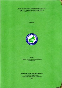 Karakterisasi Morfologi Pisang (Musa spp) Di Wilayah Tarakan