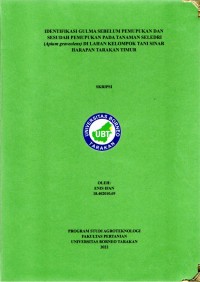 Identifikasi Gulma Sebelum Pemupukan Dan Sesudah Pemupukan Pada Tanaman Seledri (Apium graveolens) Di Lahan Kelompok Tani Sinar Harapan Tarakan Timur