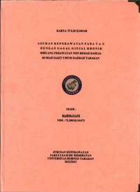 Asuhan Keperawatan Pada Tn. S Dengan Gagal Ginjal Kronik Di Ruang Perawatan Non Bedah Dahlia Rumah Sakit Umum Daerah Tarakan