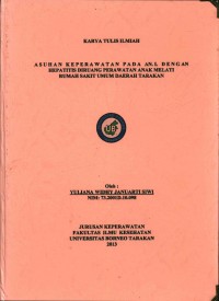 Asuhan Keperawatan Pada An. L Dengan Hepatitis Di Ruang Perawatan Anak Melati Rumah Sakit Umum Daerah Tarakan